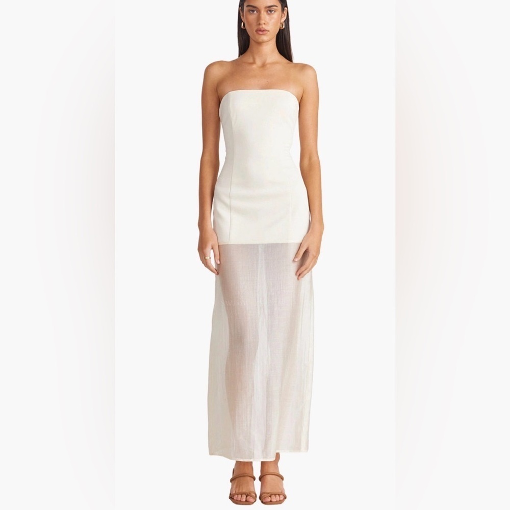 sndys chloe sheer dress size xl new with tags